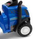 Jeździk traktor + przyczepa i narzędzia Baby Mix New Holland niebieski 12m+