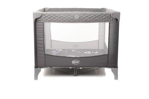 Kojec dziecięcy 95 x 95 cm 4Baby Colorado Grey Kojec dziecięcy 95 x 95 cm 4Baby Colorado Grey