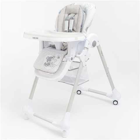 Krzesełko do karmienia Baby Mix Infant Grey 39507 Krzesełko do karmienia Baby Mix Infant Grey 39507