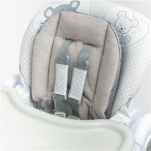 Krzesełko do karmienia Baby Mix Infant Grey 39507 Krzesełko do karmienia Baby Mix Infant Grey 39507
