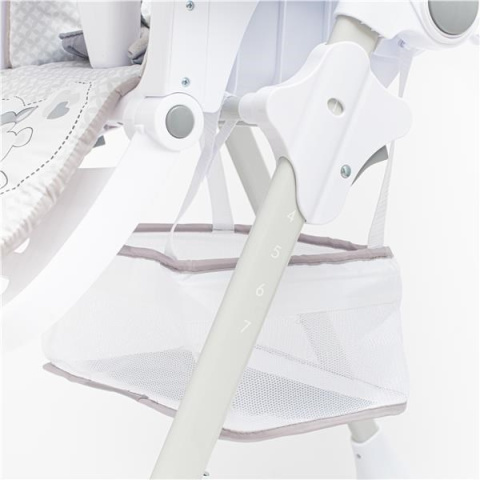 Krzesełko do karmienia Baby Mix Infant Grey 39507 Krzesełko do karmienia Baby Mix Infant Grey 39507