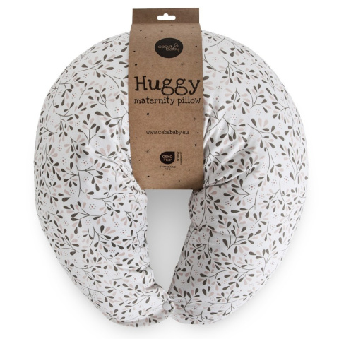 Poduszka ciążowa Cebuszka Ceba Baby Huggy Basic Tiny Leaves