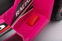 Quad na akumulator Lean Toys XMX630T różowy z przyczepą