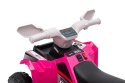 Quad na akumulator Lean Toys XMX630T różowy z przyczepą