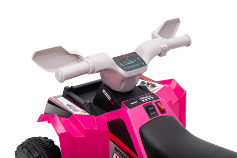 Quad na akumulator Lean Toys XMX630T różowy z przyczepą 3l+ Quad na akumulator Lean Toys XMX630T różowy z przyczepą 3l+