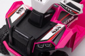 Quad na akumulator Lean Toys XMX630T różowy z przyczepą