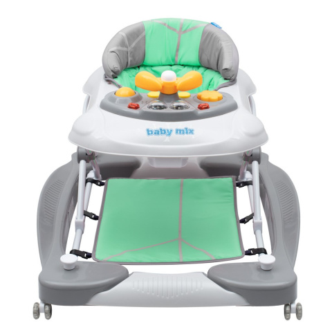 Chodzik dziecięcy z huśtawką i silikonowymi kółkami Baby Mix 39123 6m+ Chodzik dziecięcy z huśtawką i silikonowymi kółkami Baby Mix 39123 6m+