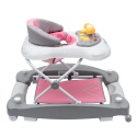 Chodzik dziecięcy z huśtawką i silikonowymi kółkami Baby Mix 39124 6m+ Chodzik dziecięcy z huśtawką i silikonowymi kółkami Baby Mix 39124 6m+