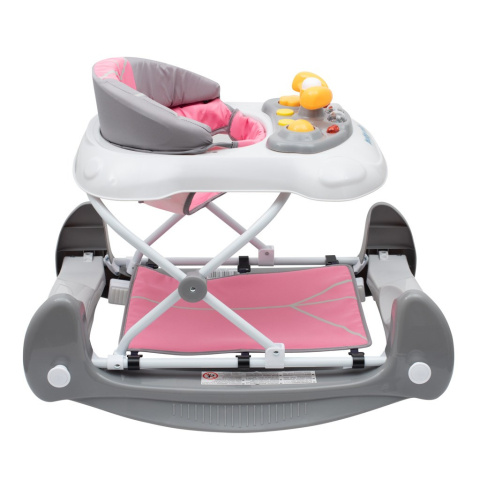 Chodzik dziecięcy z huśtawką i silikonowymi kółkami Baby Mix 39124 6m+ Chodzik dziecięcy z huśtawką i silikonowymi kółkami Baby Mix 39124 6m+