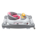 Chodzik dziecięcy z huśtawką i silikonowymi kółkami Baby Mix 39124 6m+ Chodzik dziecięcy z huśtawką i silikonowymi kółkami Baby Mix 39124 6m+