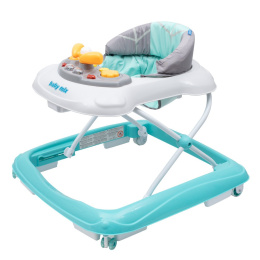 Chodzik dziecięcy z kierownicą i silikonowymi kółkami Baby Mix 39122 6m+