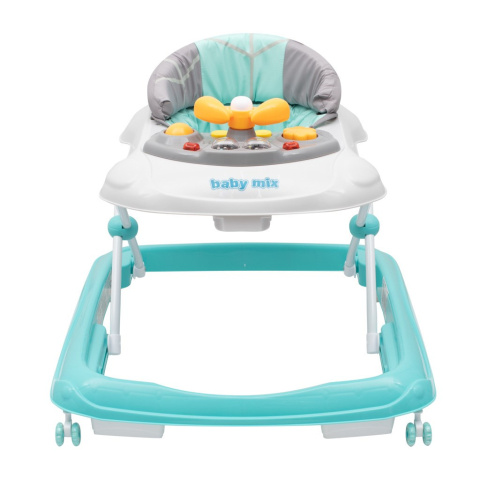 Chodzik dziecięcy z kierownicą i silikonowymi kółkami Baby Mix 39122 6m+ Chodzik dziecięcy z kierownicą i silikonowymi kółkami Baby Mix 39122 6m+