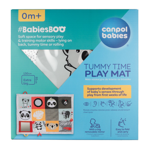 Sensoryczna mata edukacyjna Canpol Tummy Time BabiesBoo 68/094 0+ Sensoryczna mata edukacyjna Canpol Tummy Time BabiesBoo 68/094 0+