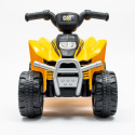 Pojazd na akumulator Baby Mix quad CAT żółty 54954 12m+