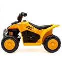 Pojazd na akumulator Baby Mix quad CAT żółty 54954 12m+