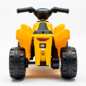 Pojazd na akumulator Baby Mix quad CAT żółty 54954 12m+
