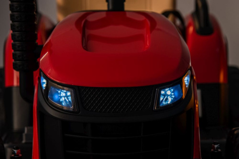 Traktor na akumulator z przyczepą Lean Toys BBH-030 czerwony