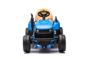 Traktor na akumulator z przyczepą Lean Toys BBH-030 niebieski 3l+