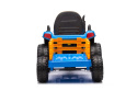 Traktor na akumulator z przyczepą Lean Toys BBH-030 niebieski 3l+