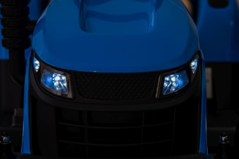 Traktor na akumulator z przyczepą Lean Toys BBH-030 niebieski 3l+