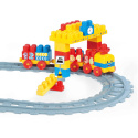 Wader Kids Baby Blocks kolejka 58 elementów 41471 12m+