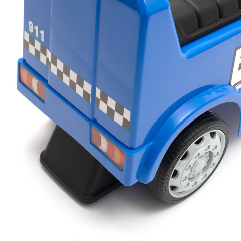 Dziecięcy jeździk z dźwiękiem Mercedes Baby Mix Policja 45783 12 m+