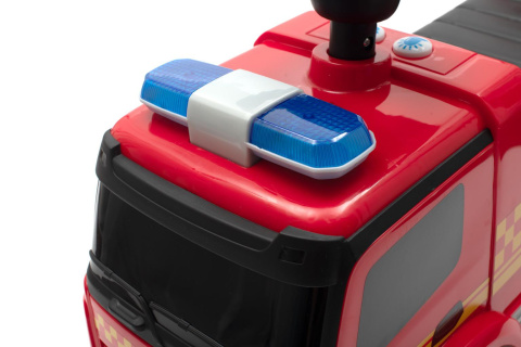 Dziecięcy jeździk z dźwiękiem Mercedes Baby Mix Straż Pożarna 45782 12 m+