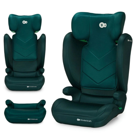 Fotelik samochodowy 100-150 cm Kinderkraft i-Spark i-Size Green Fotelik samochodowy 100-150 cm Kinderkraft i-Spark i-Size Green