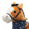 Konik na biegunach z melodią i apaszką Baby Mix Blesk 46441 18m+
