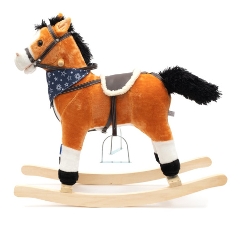 Konik na biegunach z melodią i apaszką Baby Mix Blesk 46441 18m+ Konik na biegunach z melodią i apaszką Baby Mix Blesk 46441 18m+