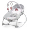 Leżaczek multifunkcjny z wibracjami Baby Mix Gwiazdki różowy 53427 0+
