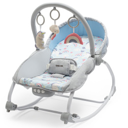 Leżaczek multifunkcjny z wibracjami Baby Mix Unicorn 53425 0+