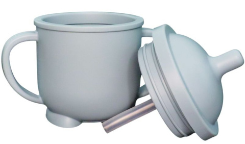 MyRoys Silikonowy kubeczek niekapek 150 ml niebieski