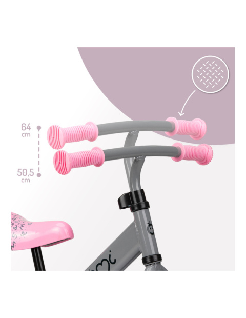 Rowerek biegowy dziecięcy MoMi Fleet szary 3l+