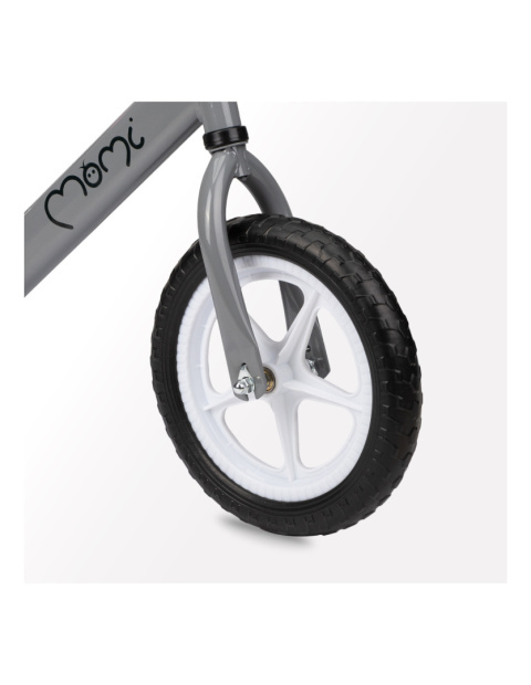 Rowerek biegowy dziecięcy MoMi Fleet szary 3l+