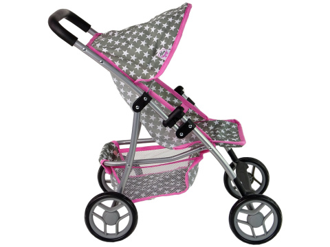 Wózek dla lalek Lean Toys Alice spacerówka 14958 3l+ Wózek dla lalek Lean Toys Alice spacerówka 14958 3l+