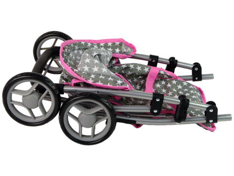 Wózek dla lalek Lean Toys Alice spacerówka 14958 3l+ Wózek dla lalek Lean Toys Alice spacerówka 14958 3l+