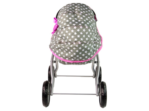 Wózek dla lalek Lean Toys Alice głęboki 14952 3l+ Wózek dla lalek Lean Toys Alice głęboki 14952 3l+