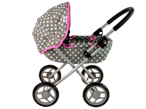 Wózek dla lalek Lean Toys Alice głęboki 14952 3l+ Wózek dla lalek Lean Toys Alice głęboki 14952 3l+