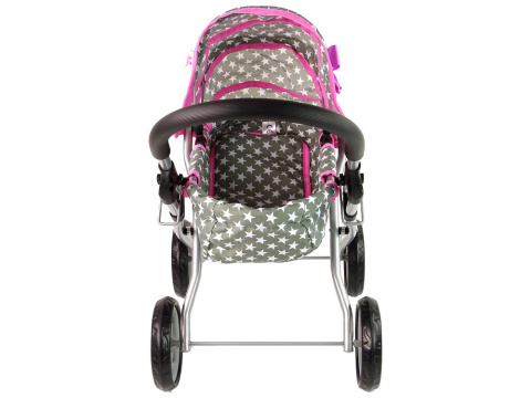 Wózek dla lalek Lean Toys Alice głęboki 14952 3l+ Wózek dla lalek Lean Toys Alice głęboki 14952 3l+