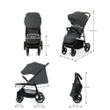 Wózek spacerowy Kinderkraft Trig 3 Granite Grey do 22 kg Wózek spacerowy Kinderkraft Trig 3 Granite Grey do 22 kg