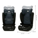 Fotelik samochodowy 100-150 cm Kinderkraft i-Spark i-Size Black