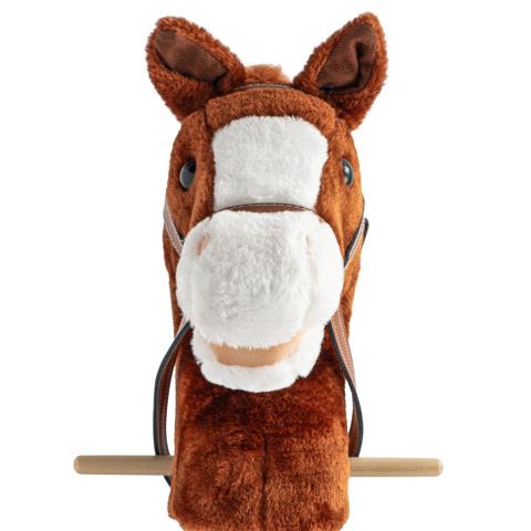 Hobby Horse z dźwiękiem i kółkami Bruno Baby Mix brązowy 3l+ Hobby Horse z dźwiękiem i kółkami Bruno Baby Mix brązowy 3l+