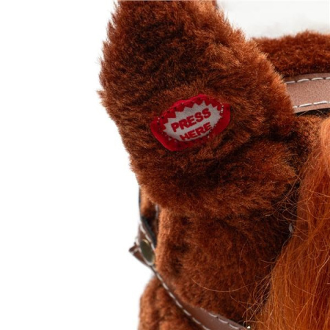 Hobby Horse z dźwiękiem i kółkami Bruno Baby Mix brązowy 3l+ Hobby Horse z dźwiękiem i kółkami Bruno Baby Mix brązowy 3l+