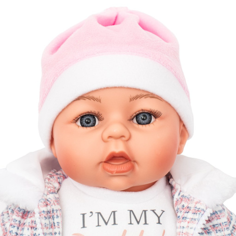 Mówiąca i śpiewająca po polsku lalka Baby Mix Amelka 46 cm 3l+ Mówiąca i śpiewająca po polsku lalka Baby Mix Amelka 46 cm 3l+