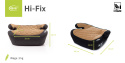Podstawka samochodowa 125-150 cm 4Baby Hi-Fix Mokka i-Size