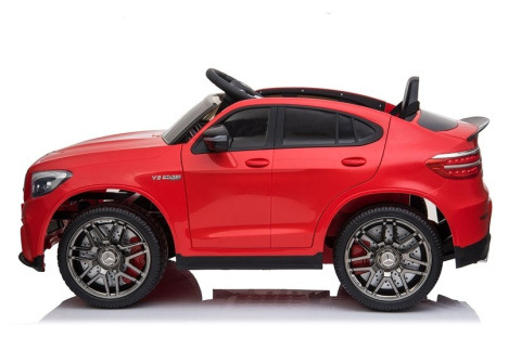 Auto na akumulator Mercedes GLC 63S QLS-5688 4x4 czerwony 3l+ Auto na akumulator Mercedes GLC 63S QLS-5688 4x4 czerwony 3l+