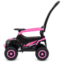 Dziecięcy elektryczny jeździk Baby Mix Ruggy różowy 56928 12m+ Dziecięcy elektryczny jeździk Baby Mix Ruggy różowy 56928 12m+