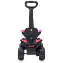 Dziecięcy elektryczny jeździk Baby Mix Ruggy różowy 56928 12m+ Dziecięcy elektryczny jeździk Baby Mix Ruggy różowy 56928 12m+
