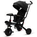 Dziecięcy trójkołowiec Baby Mix Peony EVA czarny 56314 12m+